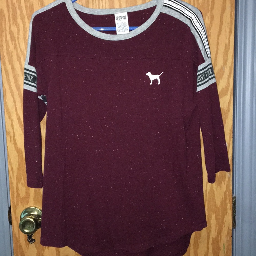 Burgundy PINK Shirt Size: Small